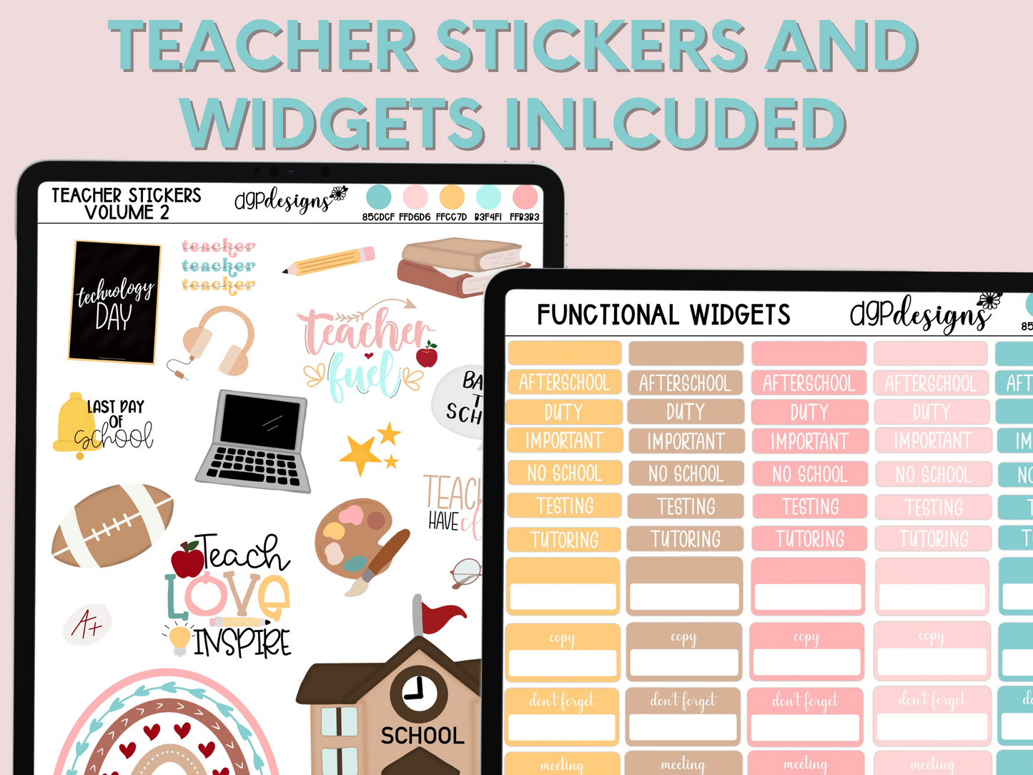 The Dedicated Digital Teacher Planner