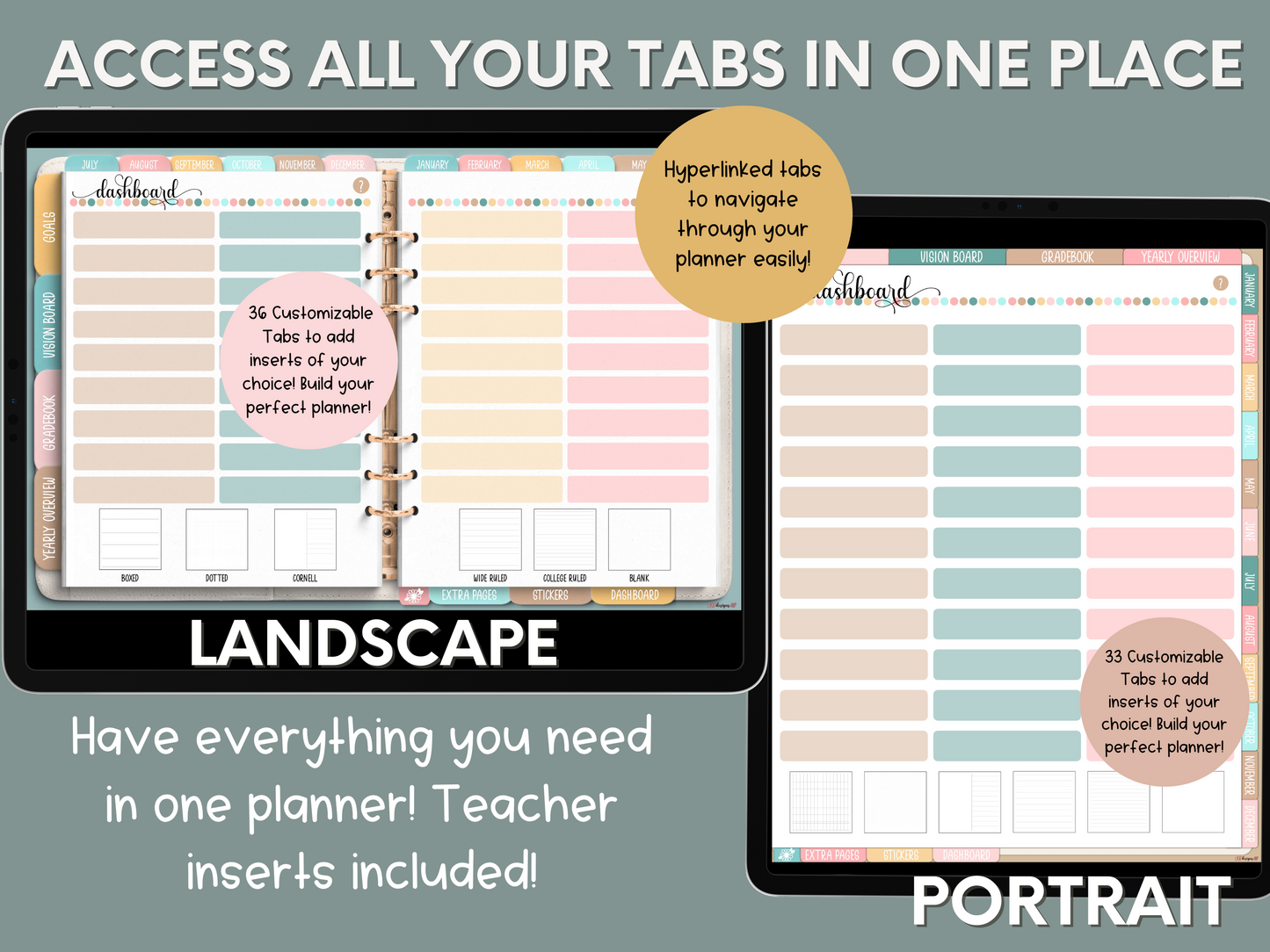 The Dedicated Digital Teacher Planner