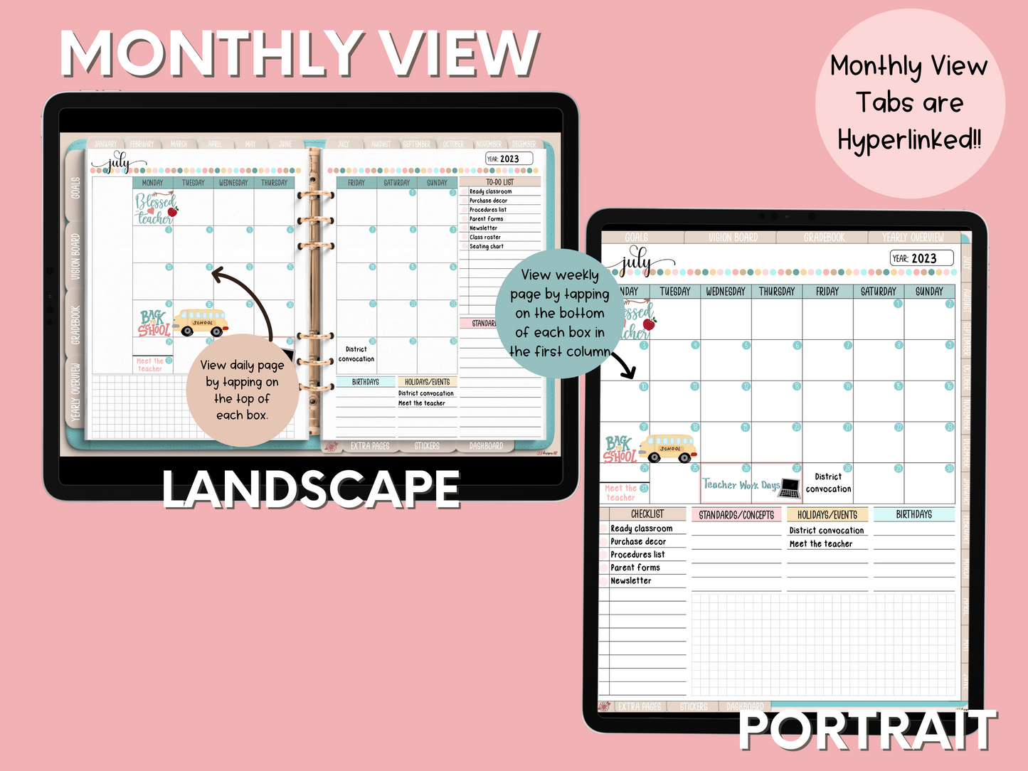 The Impactful Digital Teacher Planner