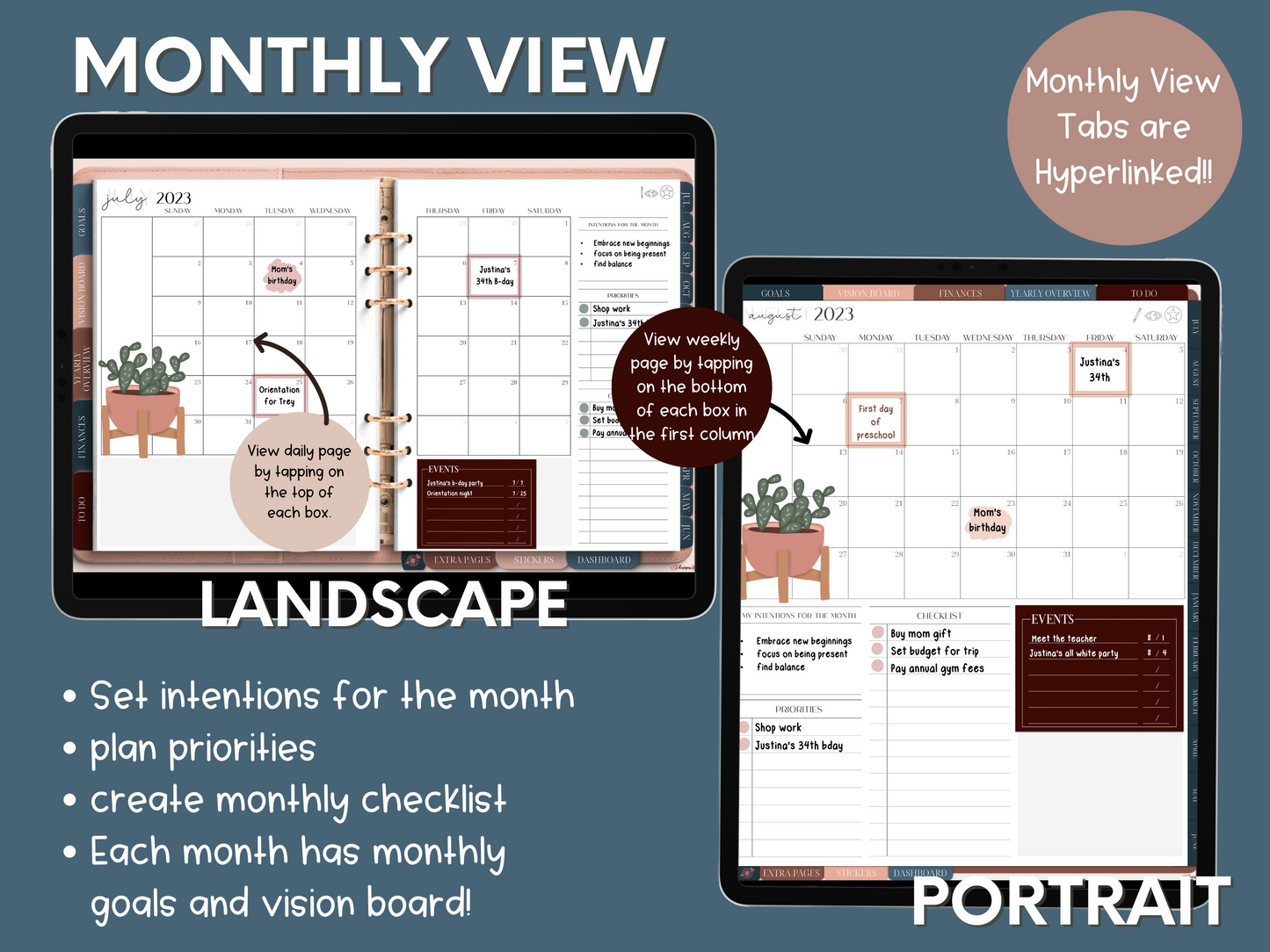 The Black Girl Magic Midyear Digital Planner