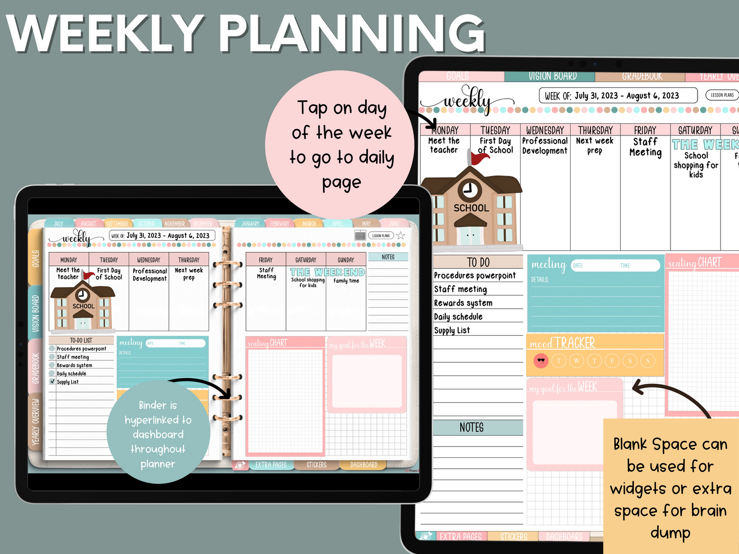 The Dedicated Digital Teacher Planner