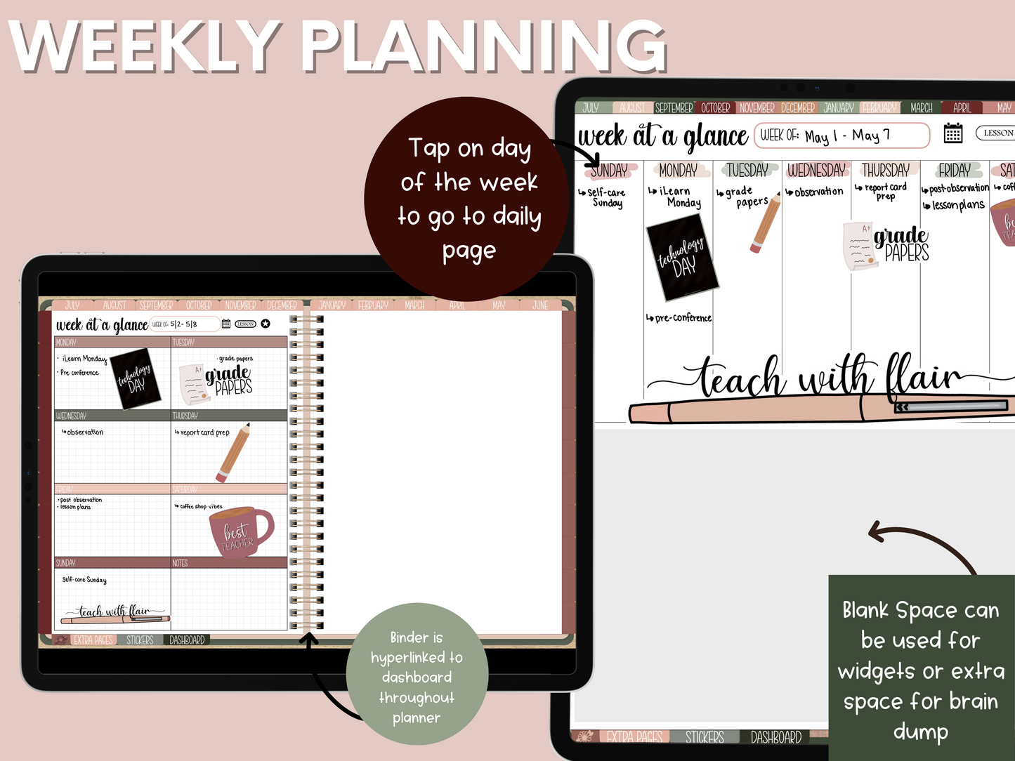 The Devoted Digital Teacher Planner