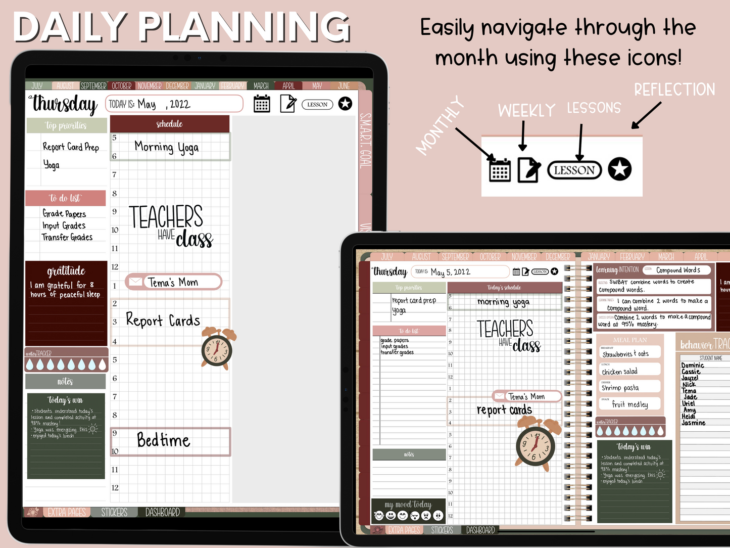 The Devoted Digital Teacher Planner