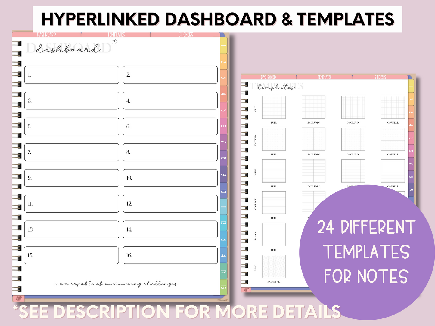 The Capable 16-Subject Digital Notebook
