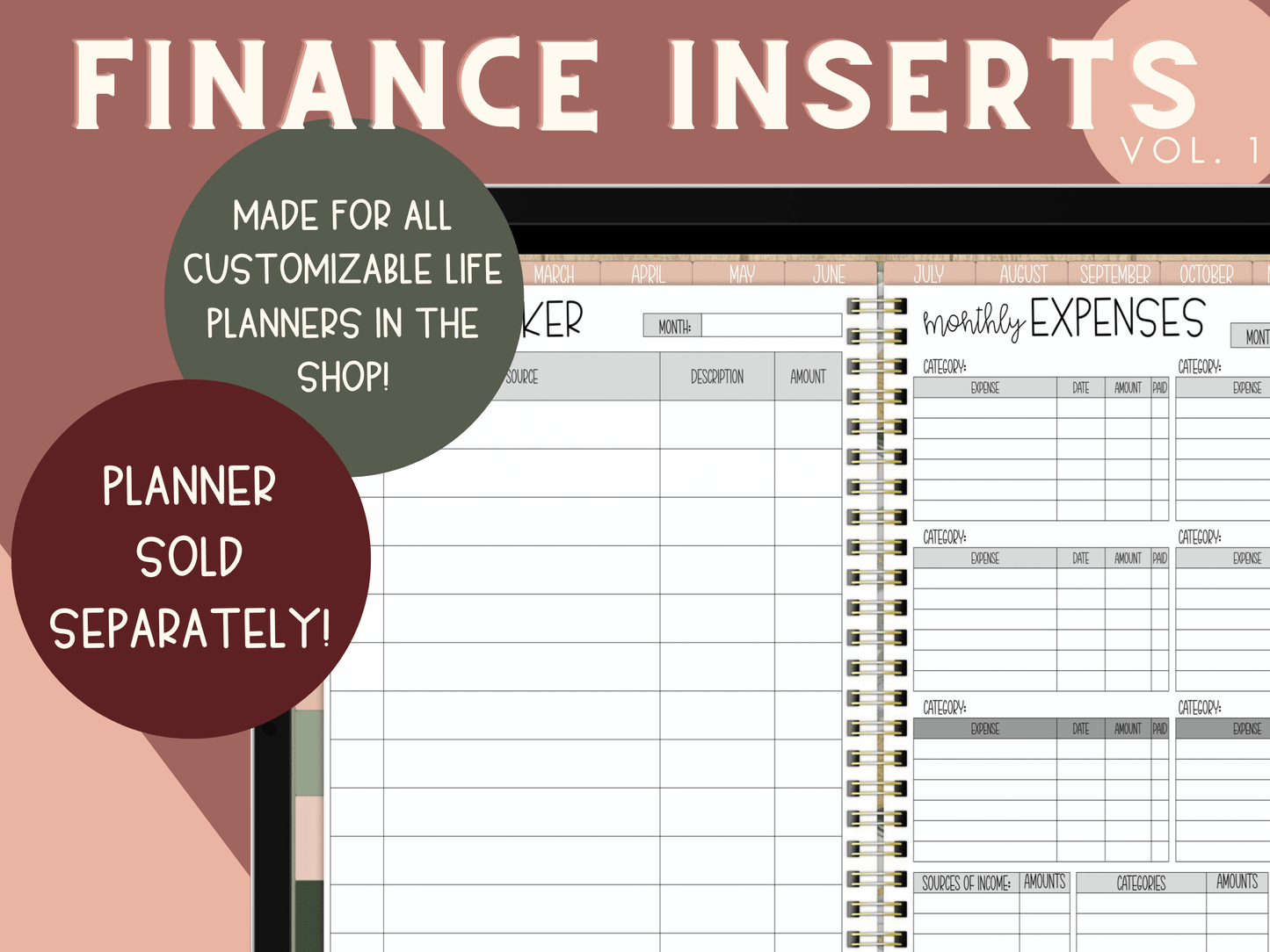 FINANCE INSERTS