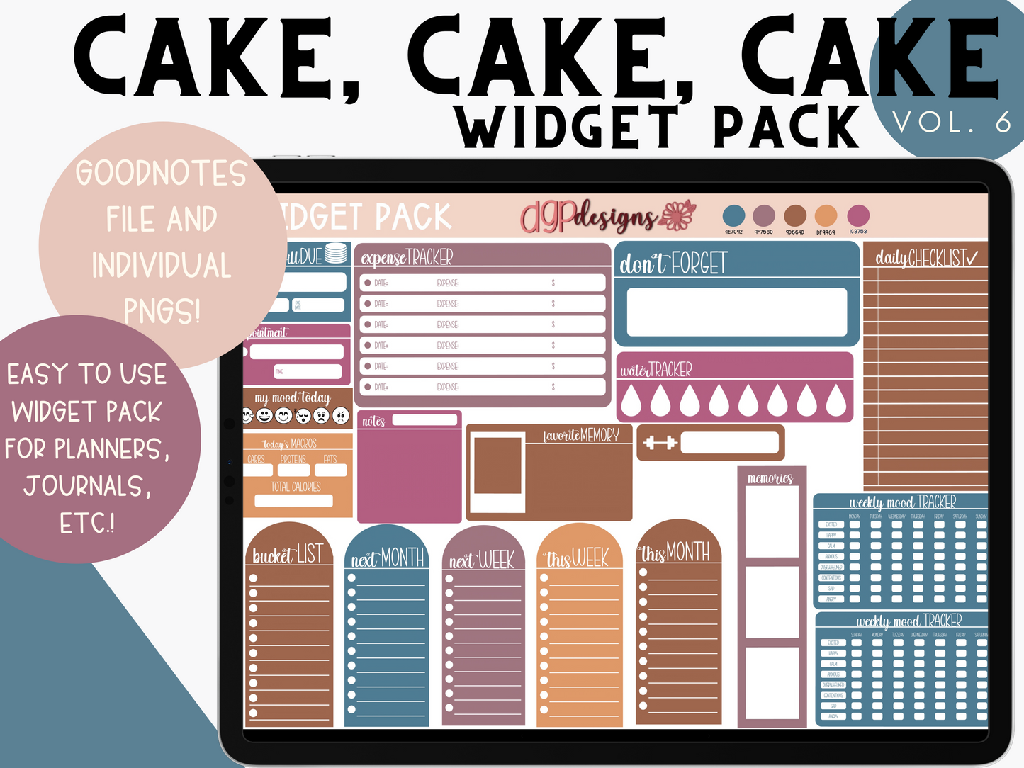 widget stickers, widget digital stickers