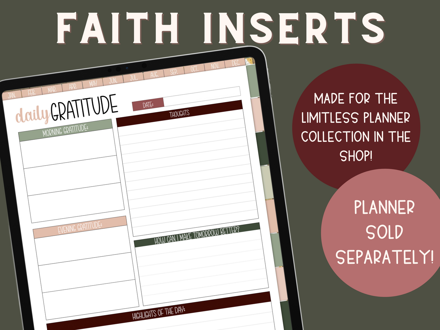 FAITH INSERTS
