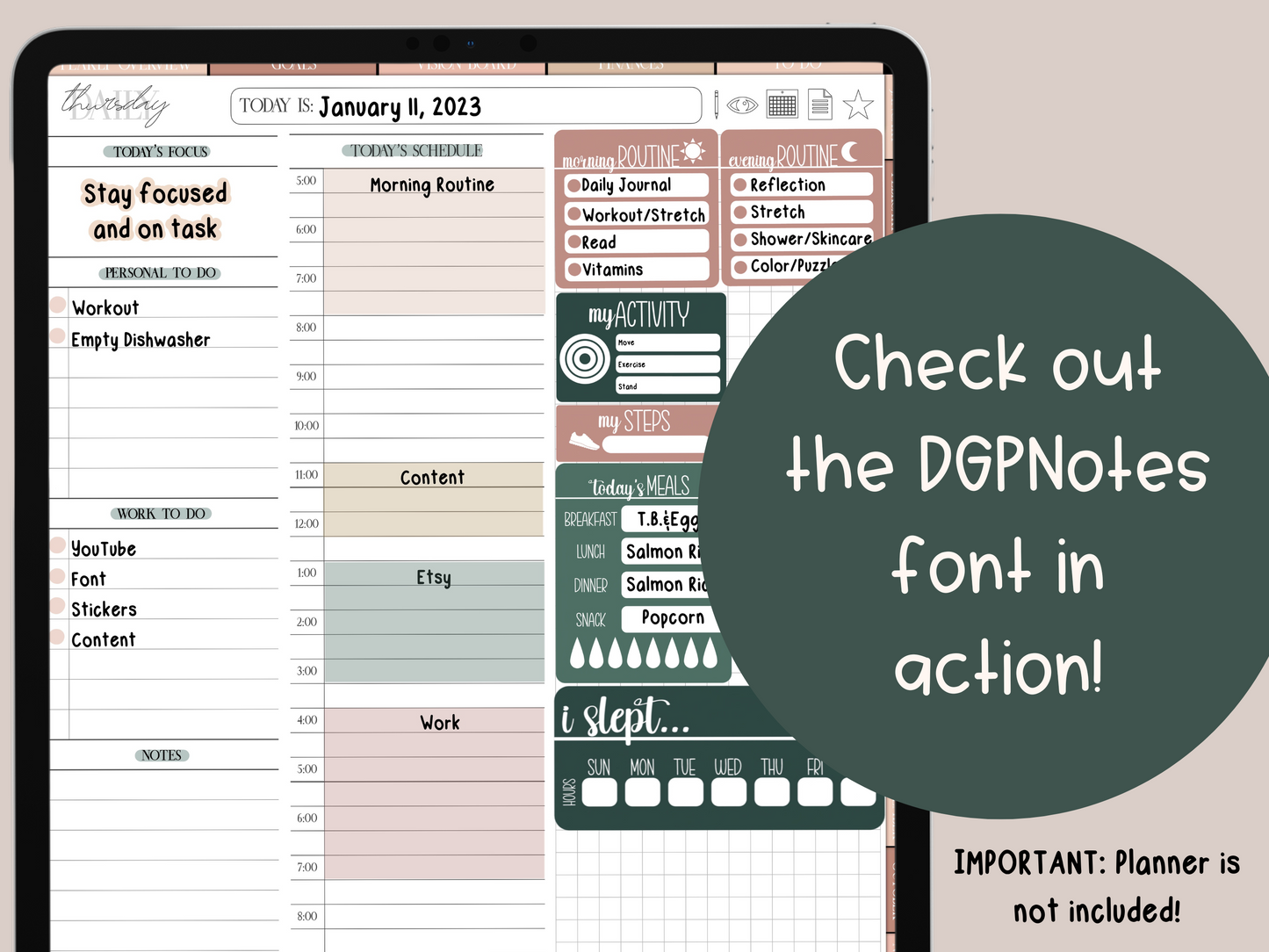 DGPnotes FONT