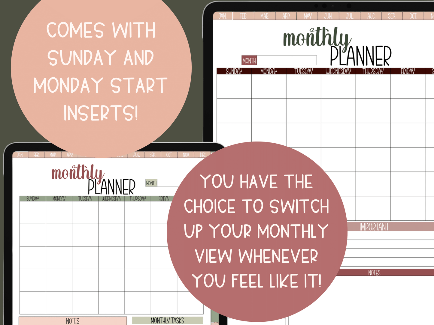 MONTHLY INSERTS (COLOR)