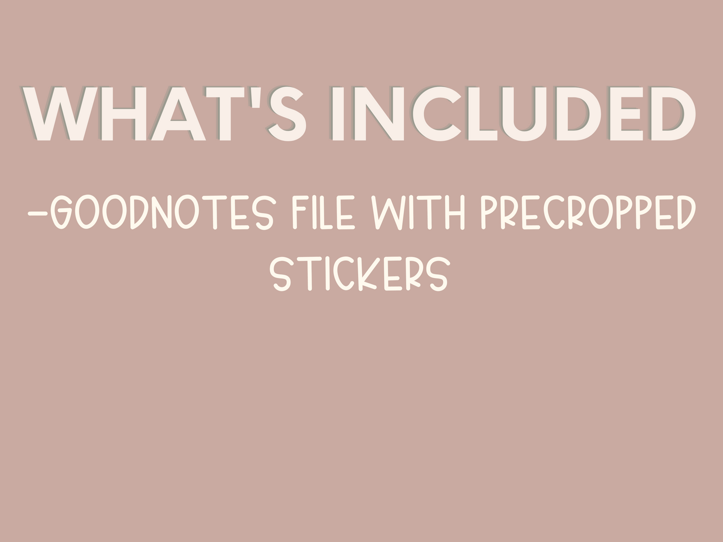 COLOR CHANGING CALENDAR NUMBER STICKERS *GOODNOTES ONLY*