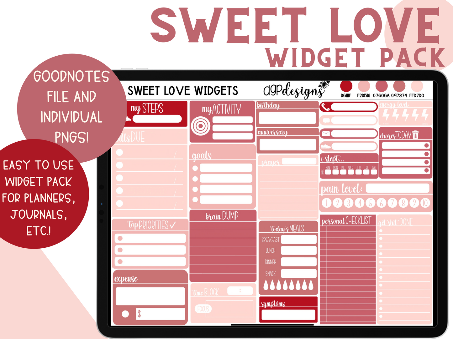 WIDGET STICKER PACKS