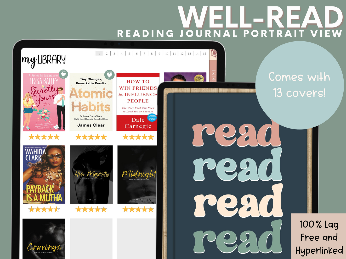Well-Read Digital Reading Journal
