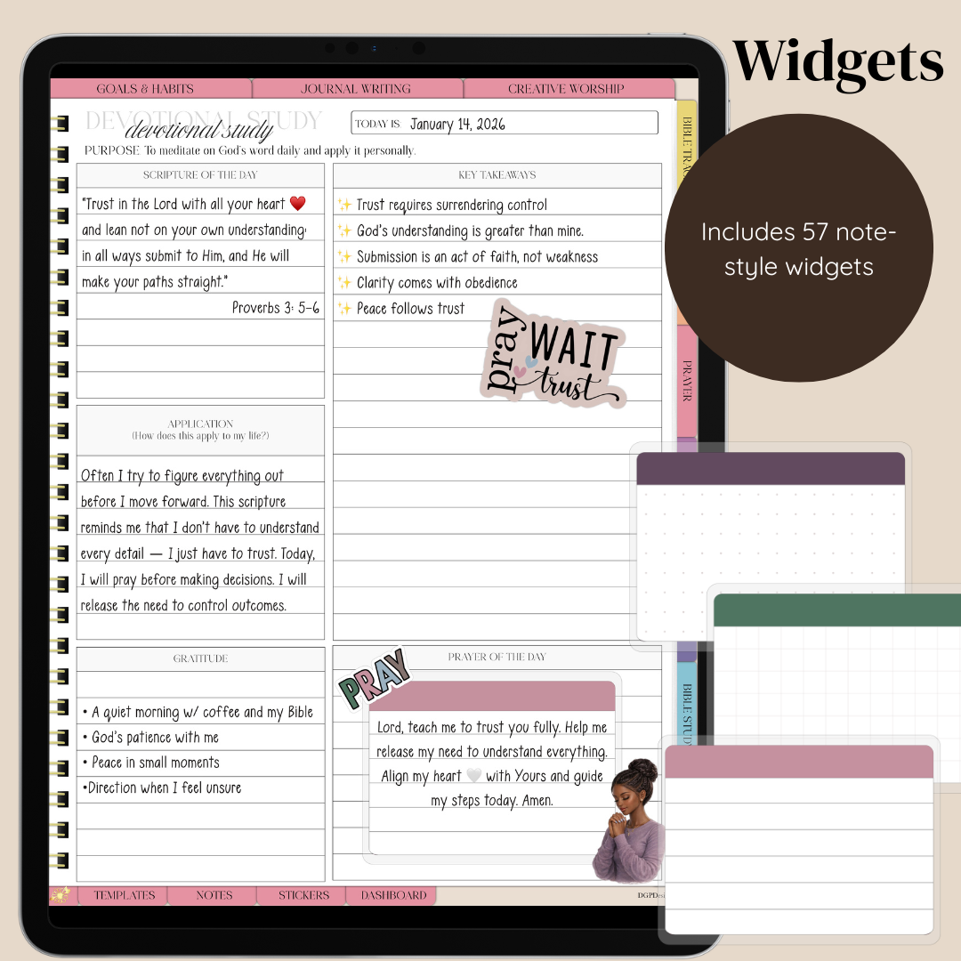 Abiding in Grace Digital Faith Journal