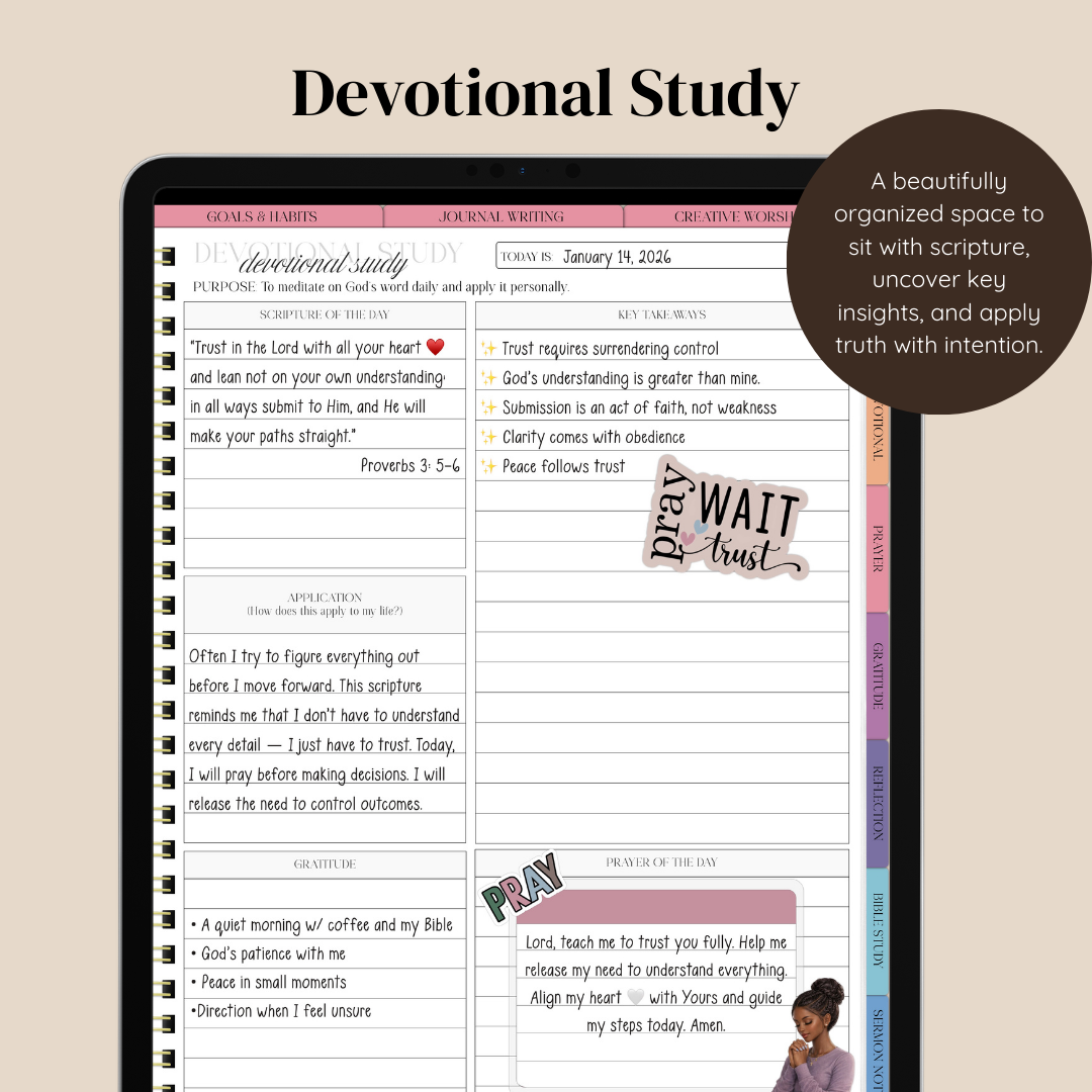 Abiding in Grace Digital Faith Journal