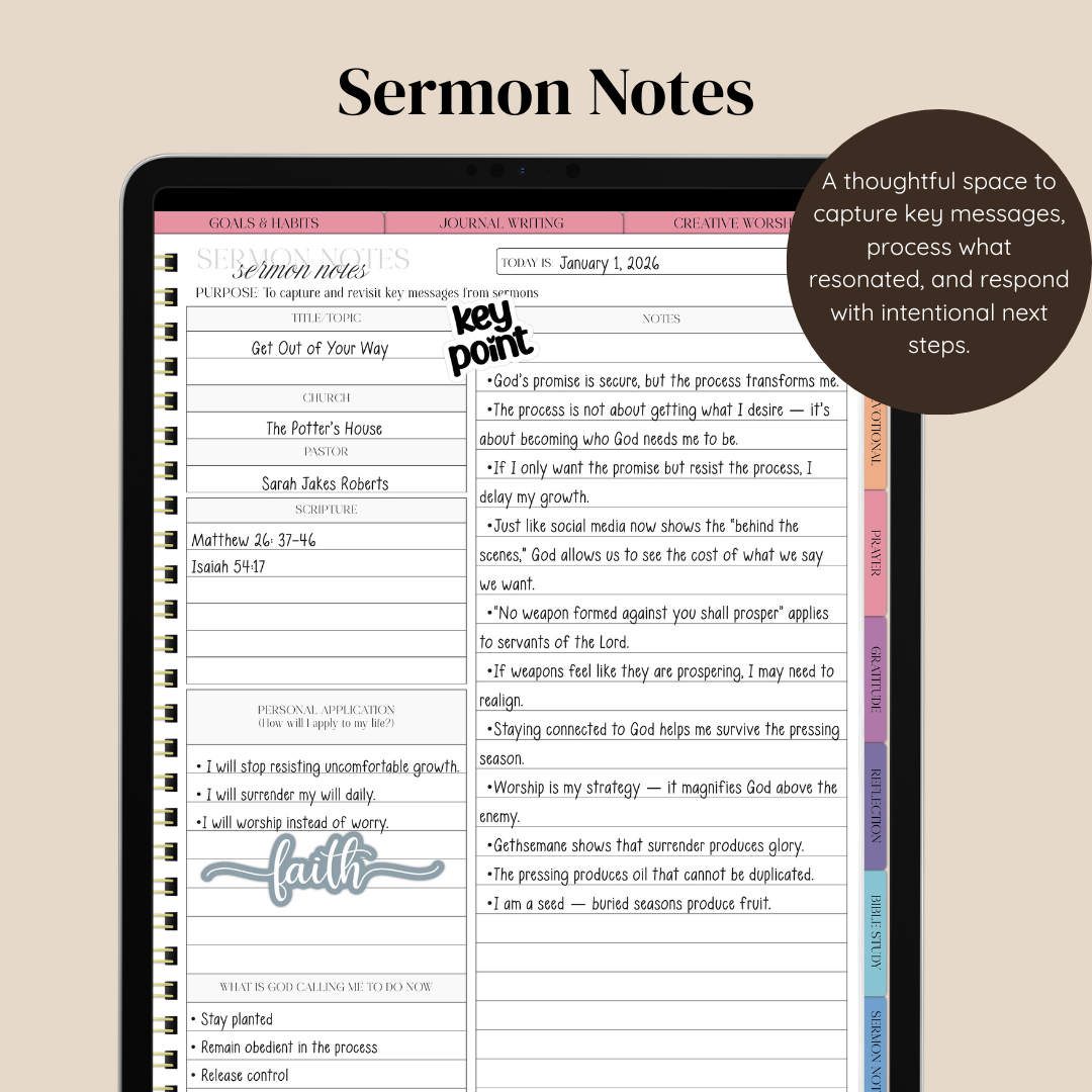 Abiding in Grace Digital Faith Journal