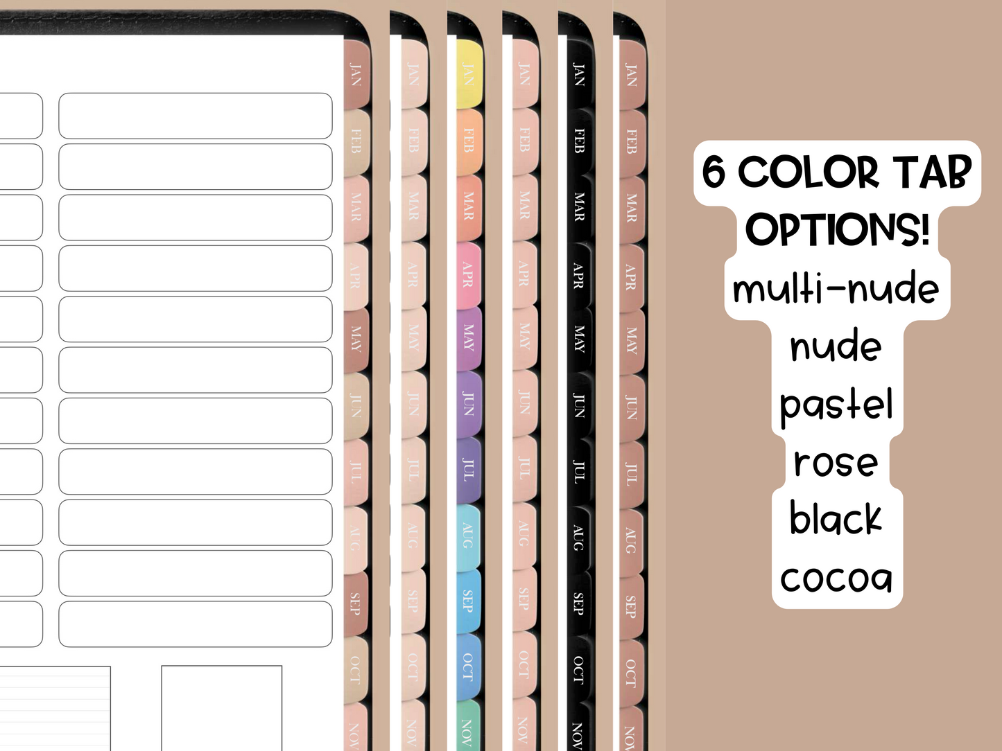 2024 "The Overcomer" Landscape Digital Planner - She is Strong, Fierce, Brave, Unstoppable