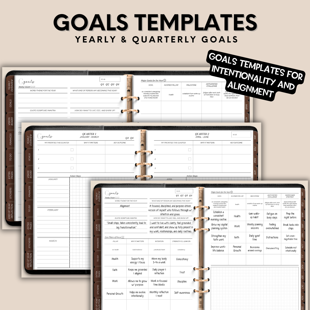 UNDATED - Landscape Overcomer Digital Planner