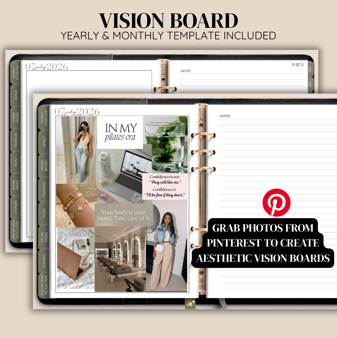 26/27 Midyear Overcomer Landscape Digital Planner - Box & Classic Layout Included