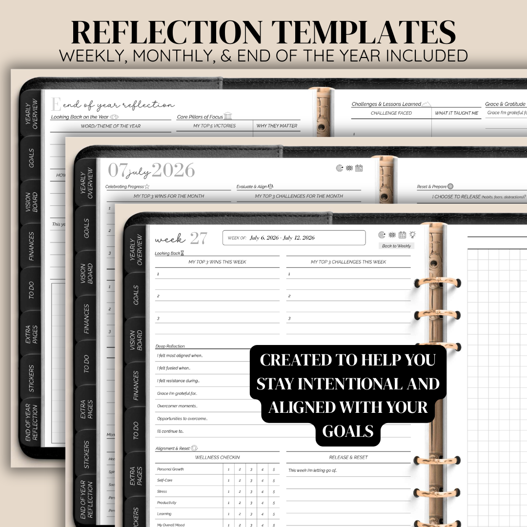 26/27 Midyear Overcomer Landscape Digital Planner - Box & Classic Layout Included