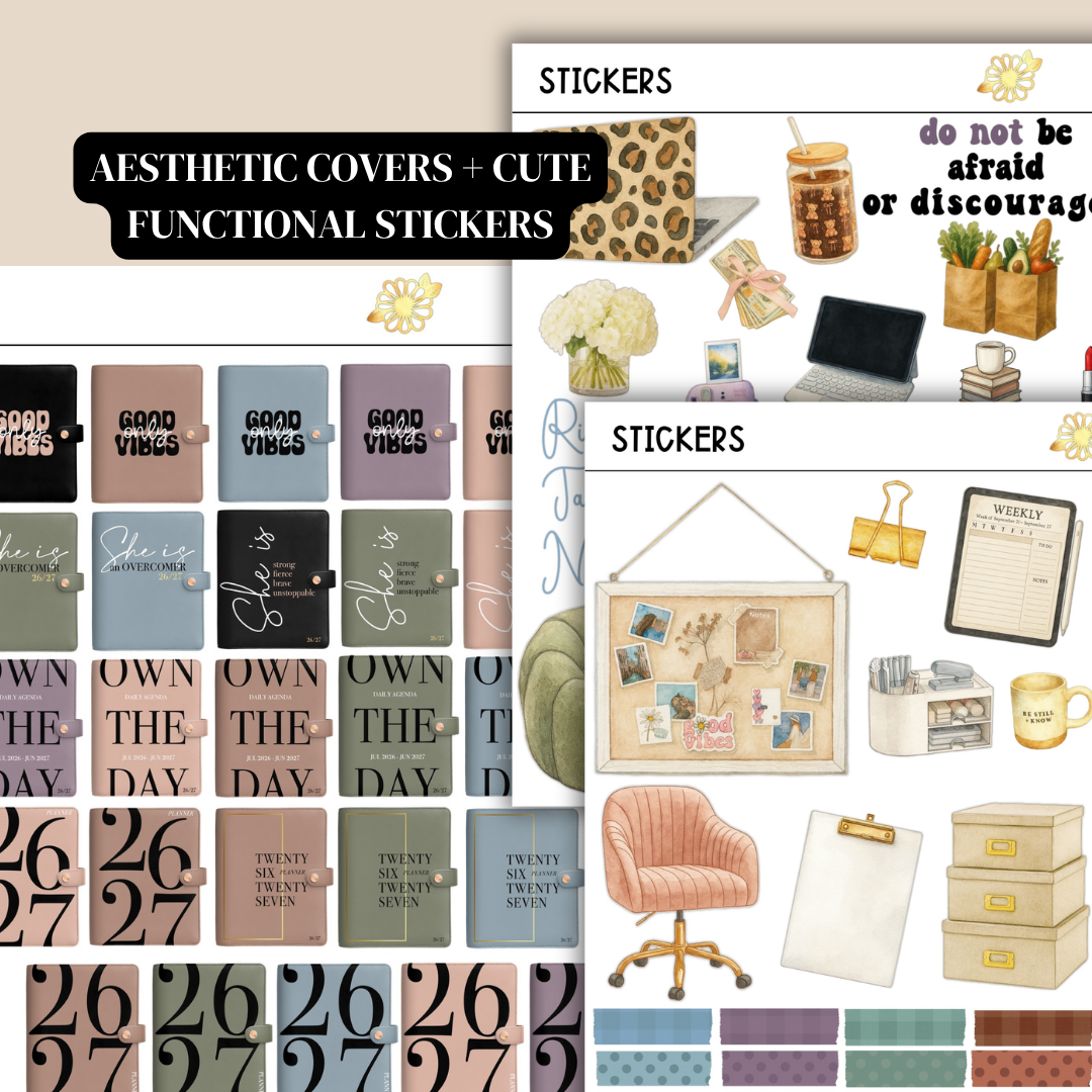 26/27 Midyear Overcomer Landscape Digital Planner - Box & Classic Layout Included