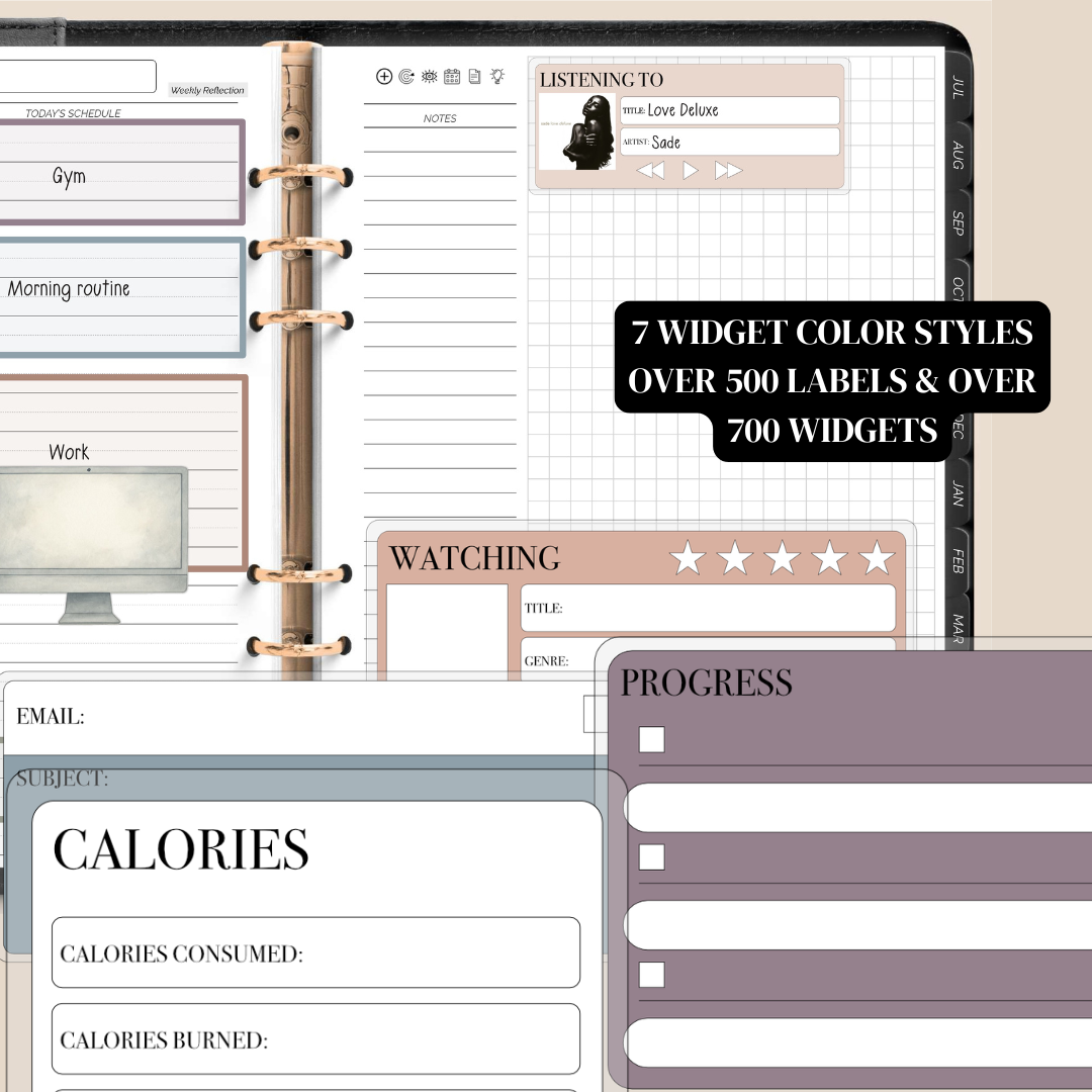 26/27 Midyear Overcomer Landscape Digital Planner - Box & Classic Layout Included
