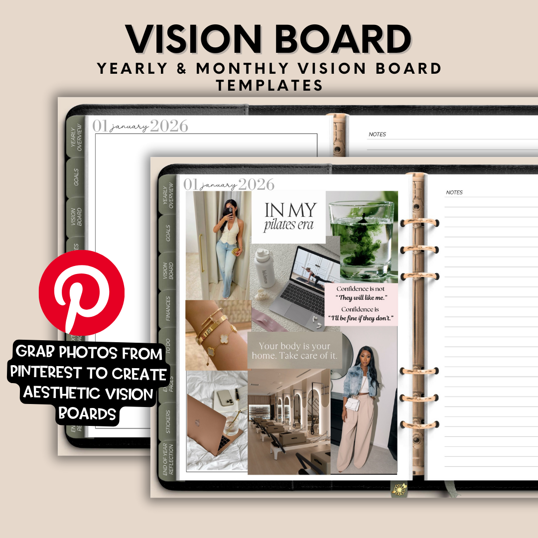 2026 Overcomer Landscape Digital Planner - Box & Classic Layout Included