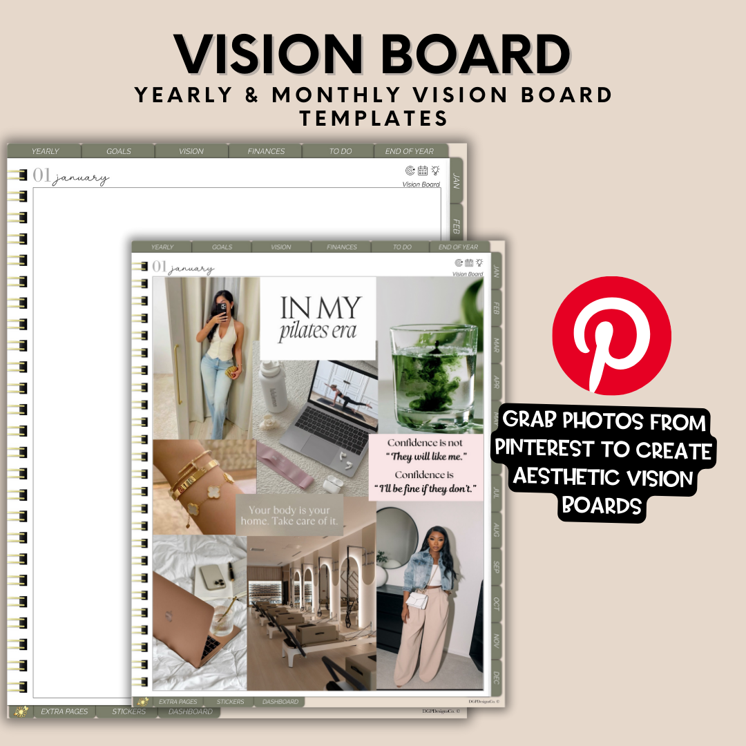 UNDATED - Portrait Overcomer Digital Planner