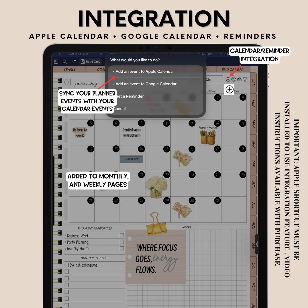UNDATED - Portrait Overcomer Digital Planner