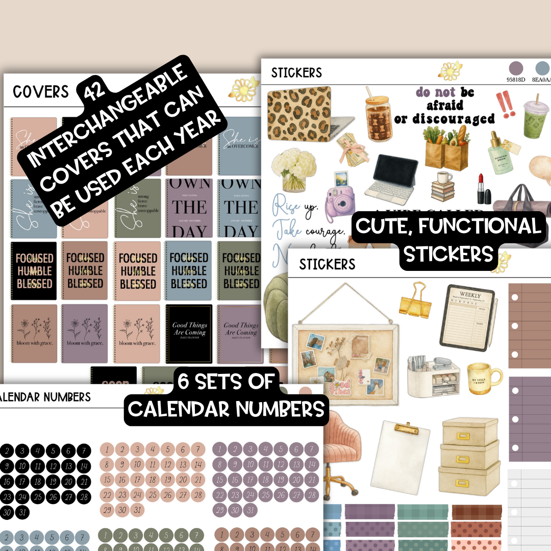 UNDATED - Portrait Overcomer Digital Planner