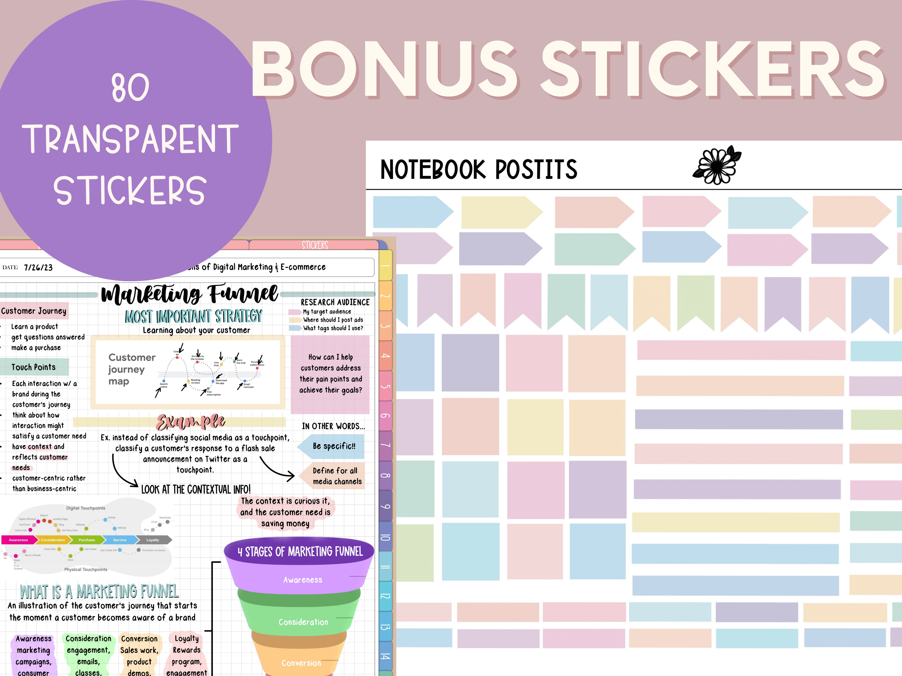 The Capable 16-Subject Digital Notebook – DGPDesignsCo.