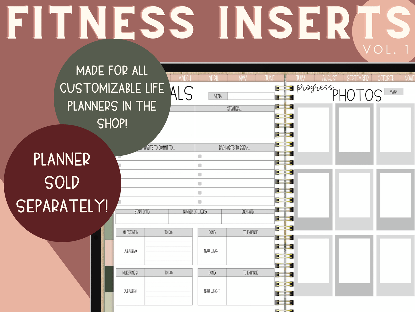 FITNESS INSERTS