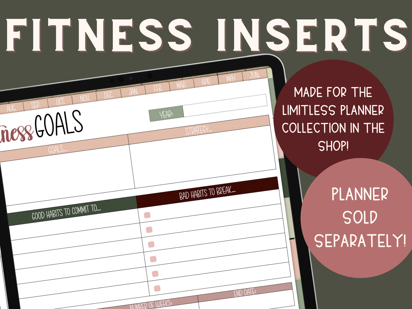 FITNESS INSERTS