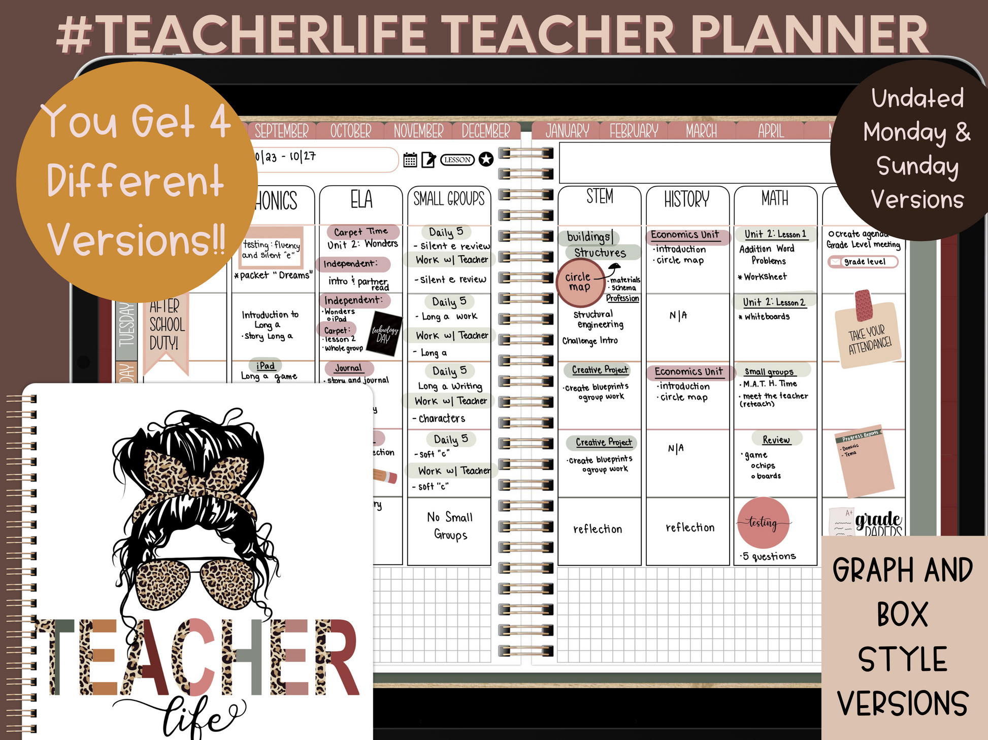 digital teacher planner, teacher planner digital, teacher digital planner, digital lesson plan template